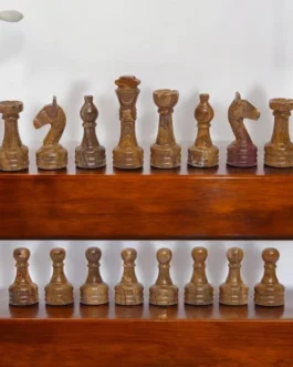 Handcrafted Luxury Chess | Weighted Marble Stone Pieces & Elegant Board