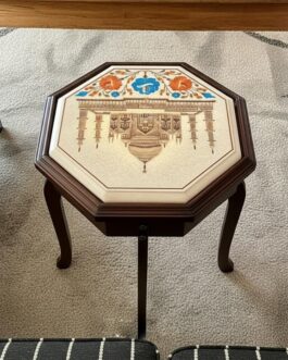 Buy Luxury White Marble Coffee Table | Taj Mahal Floral Semi-Precious Inlay