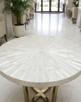 Exclusive Selenite Center Table | Luxury Semi-Precious Crystal Stone