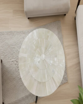 Exclusive Selenite Center Table | Luxury Semi-Precious Crystal Stone