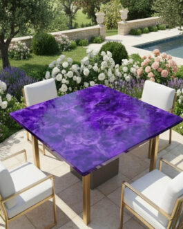 Amethyst Geode Table for Sale | Premium Amethyst Crystal Furniture