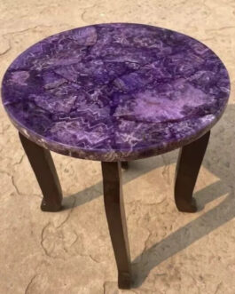 Luxury Amethyst Geode Coffee Table | Handcrafted Crystal Table