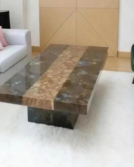 Designer Labradorite Sofa Table | Premium Crystal Stone Table