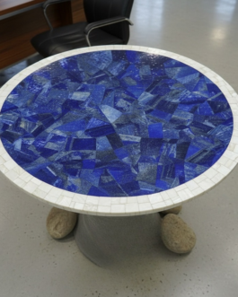 Lapis Lazuli Stone Table | Luxury Handmade Blue Gemstone Furniture