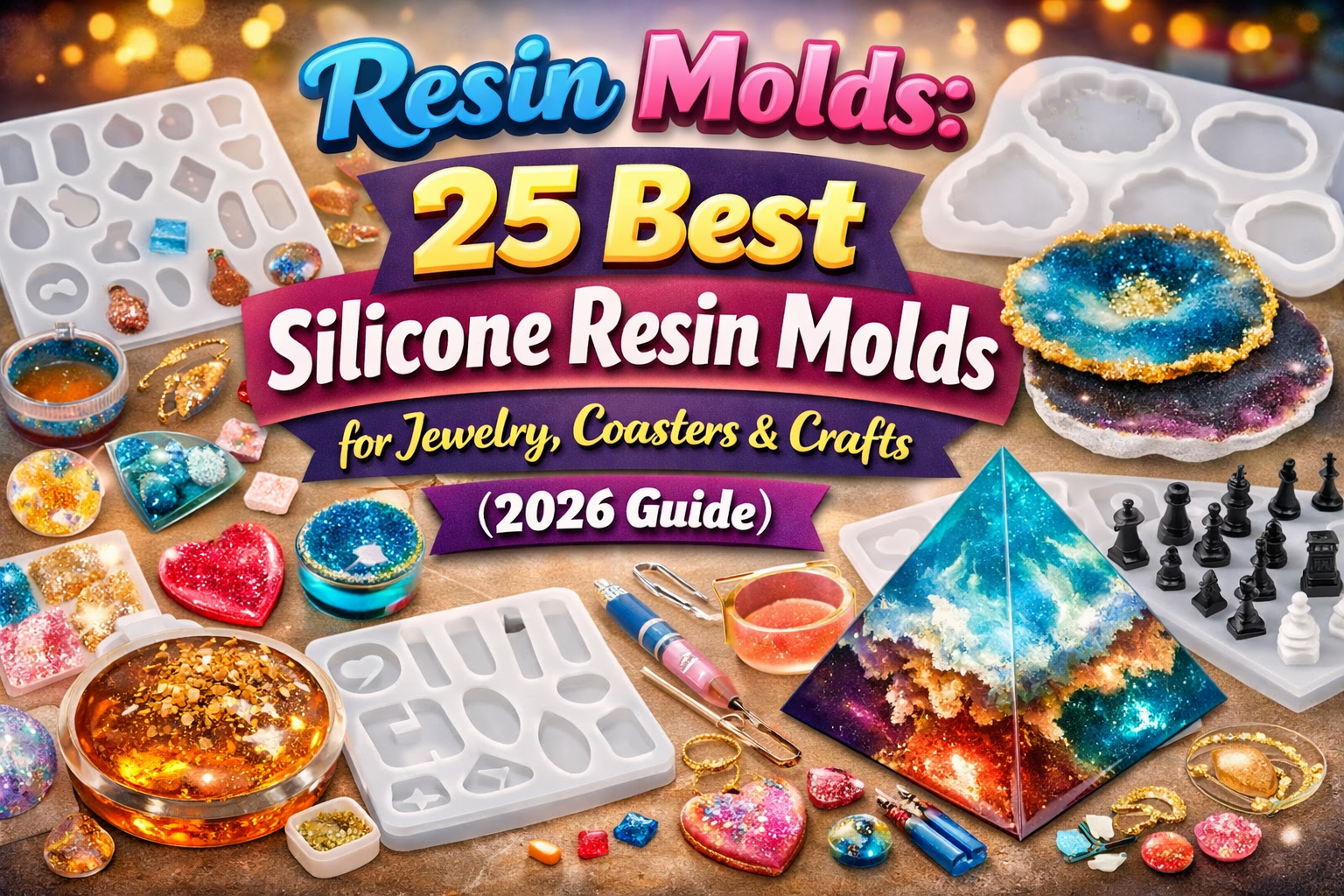 Resin Molds: 25 Best Silicone Resin Molds for Jewelry, Coasters & Crafts (2026 Guide)