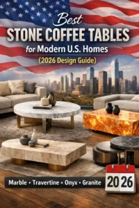 Read more about the article Best Stone Coffee Tables for Modern U.S. Homes (2026 Design Guide)