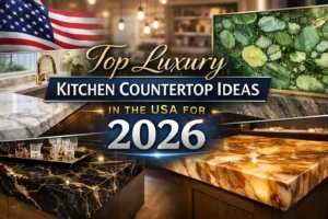 Read more about the article Top Luxury Kitchen Countertop Ideas in the USA for 2026