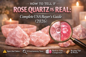 Read more about the article How to Tell If Rose Quartz Is Real: Complete USA Buyer’s Guide (2026)