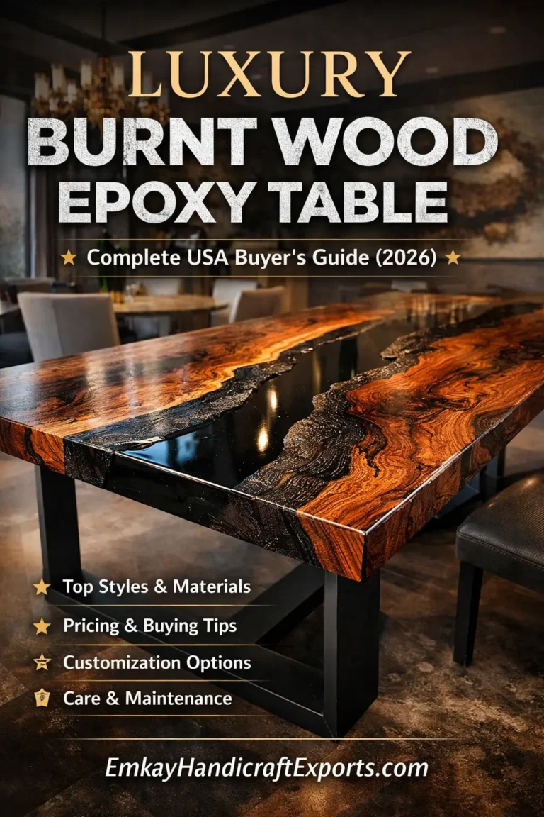 Read more about the article Luxury Burnt Wood Epoxy Table: Complete USA Buyer’s Guide (2026)