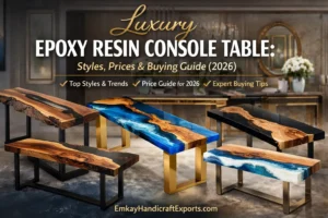 Read more about the article Luxury Epoxy Resin Console Table: Styles, Prices & Buying Guide (2026)