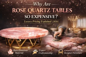 Read more about the article Why Are Rose Quartz Tables So Expensive? Luxury Pricing Explained (2026)